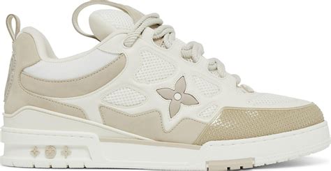 louis vuitton beige sneakers|Louis Vuitton jean sneakers.